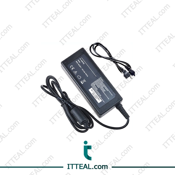 Fortinet 12V charger with power connector and branding